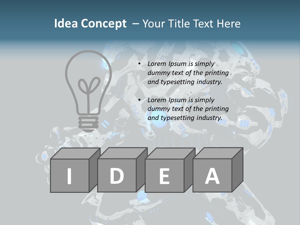 Cyber Steel Mechanical PowerPoint Template