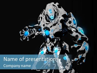 Intelligence Future Weapon PowerPoint Template