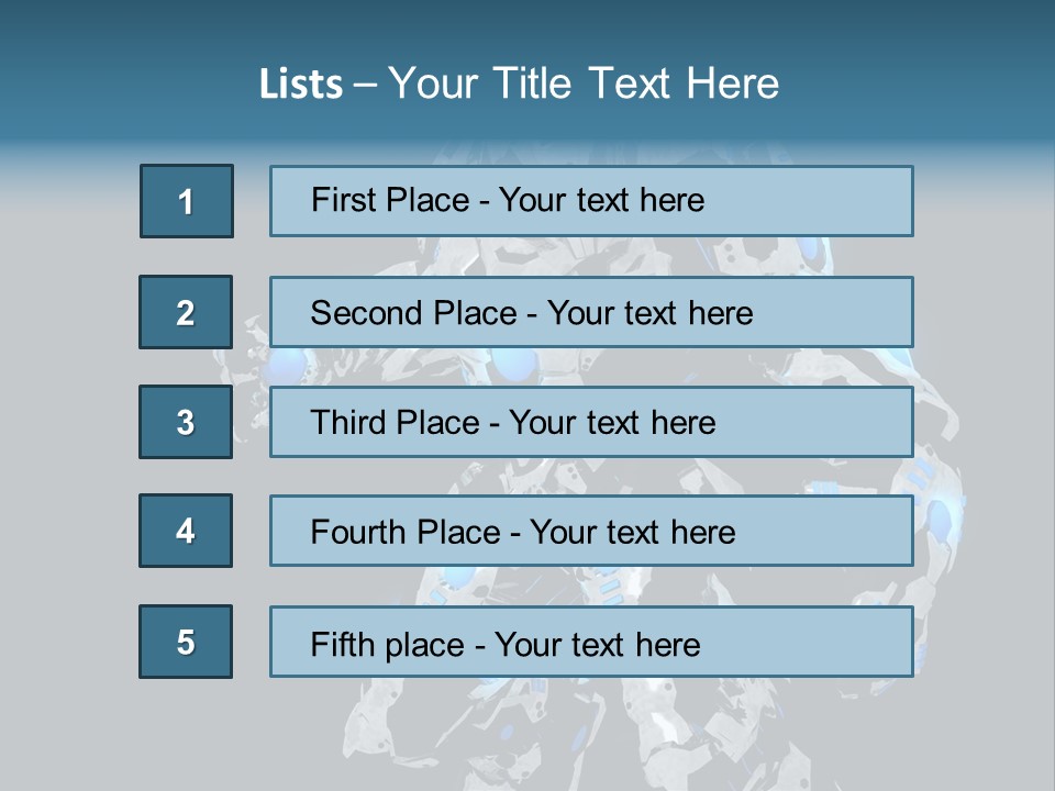 Intelligence Future Weapon PowerPoint Template