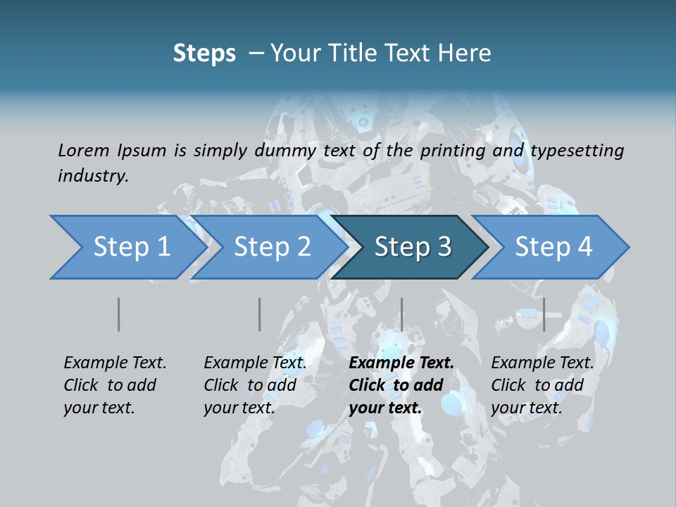 Intelligence Future Weapon PowerPoint Template