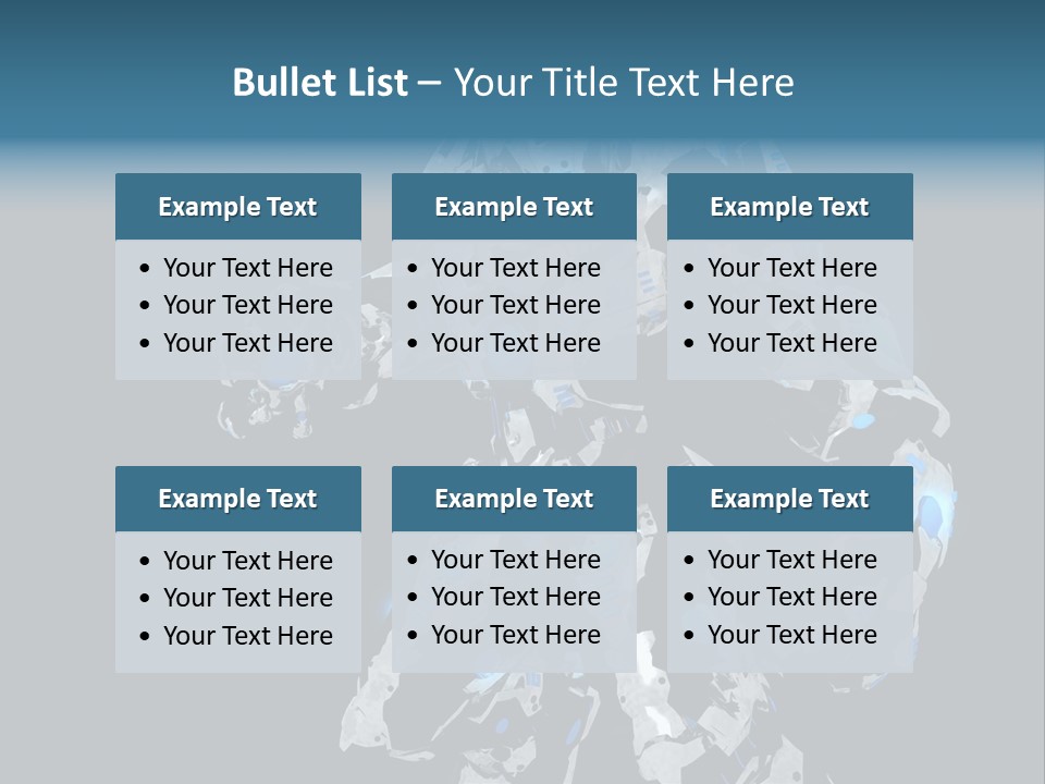 Intelligence Future Weapon PowerPoint Template