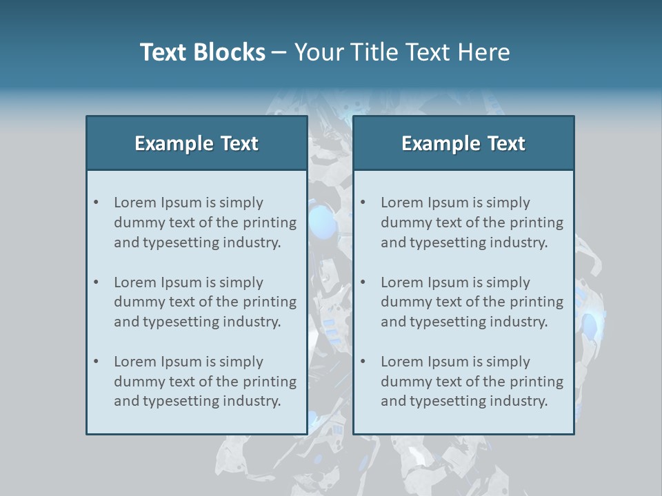 Intelligence Future Weapon PowerPoint Template