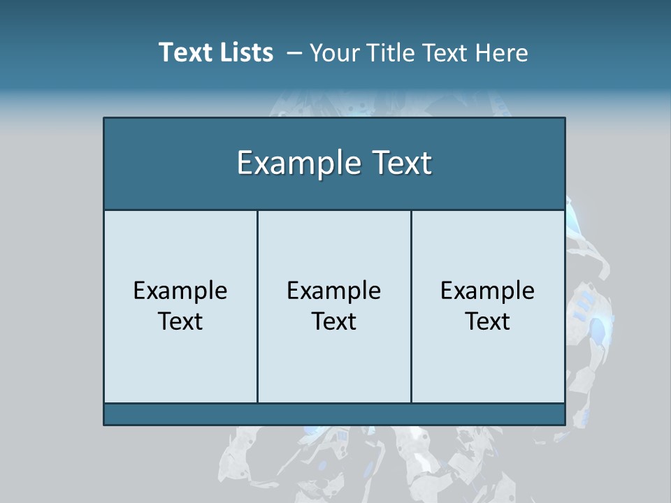 Intelligence Future Weapon PowerPoint Template
