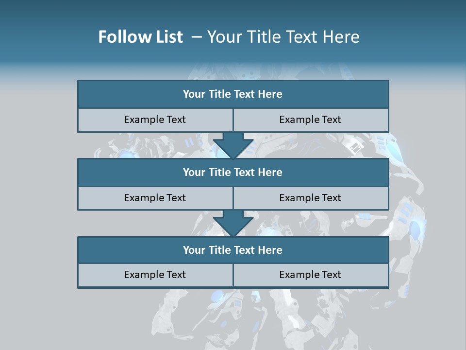 Intelligence Future Weapon PowerPoint Template