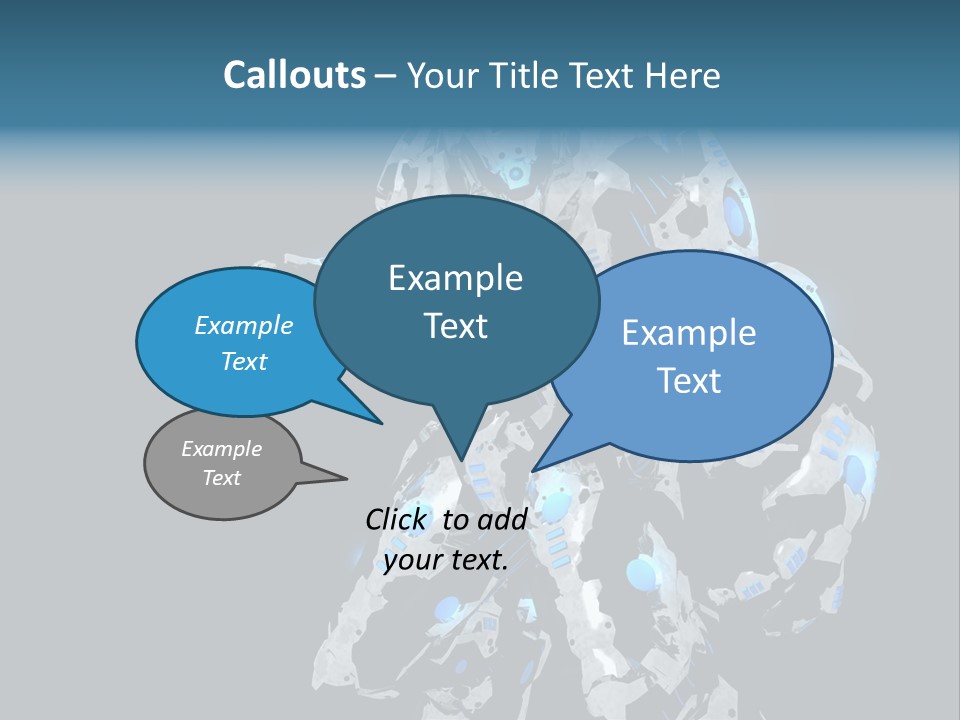 Intelligence Future Weapon PowerPoint Template