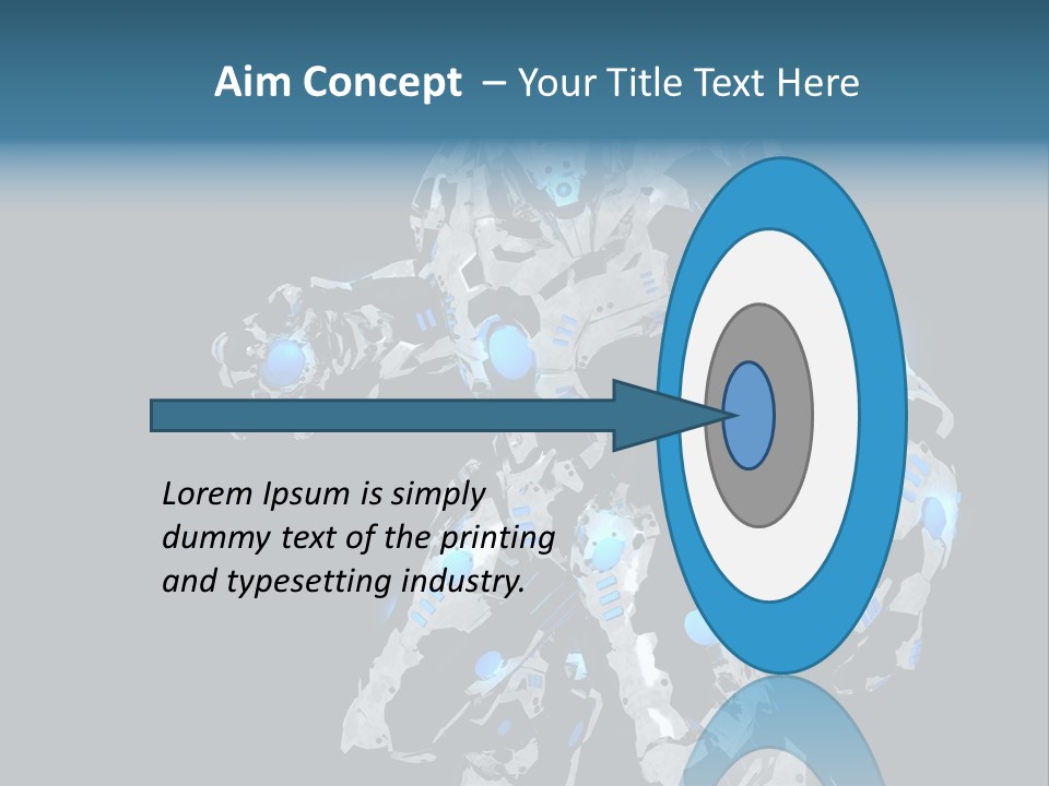 Intelligence Future Weapon PowerPoint Template