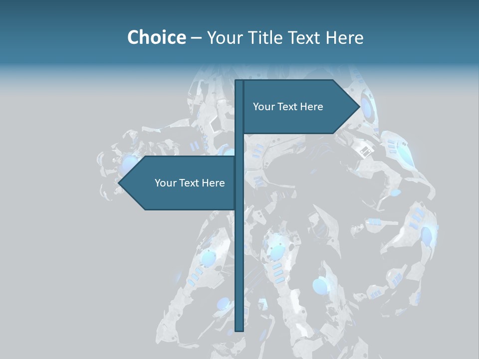 Intelligence Future Weapon PowerPoint Template