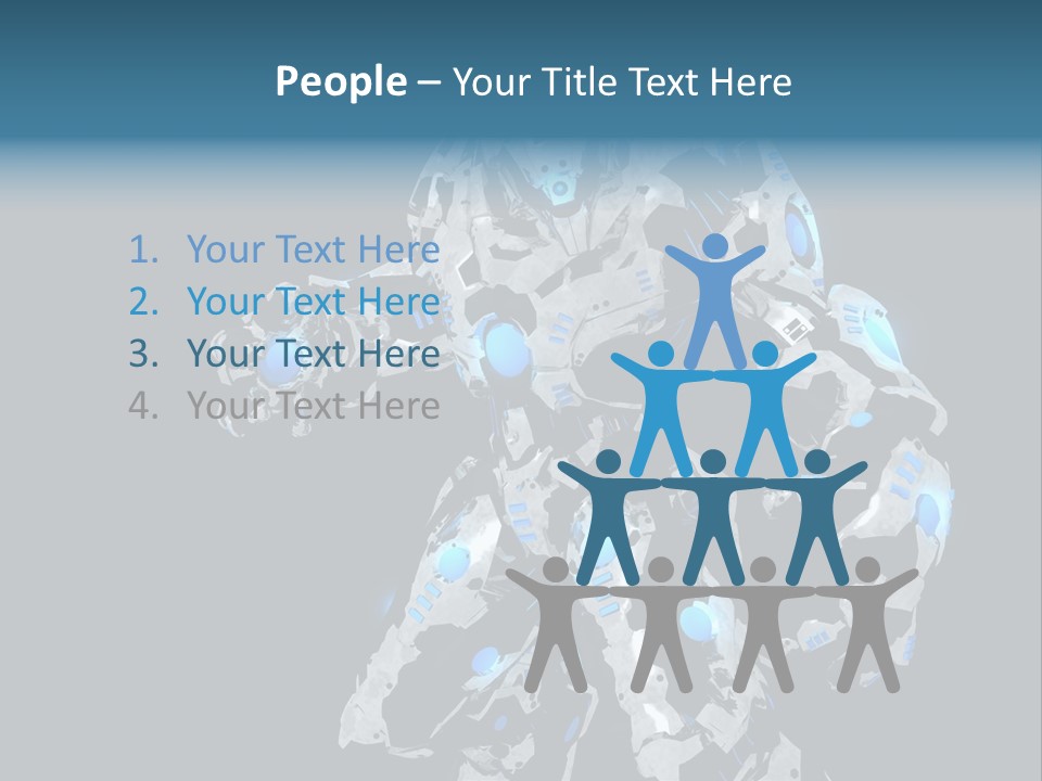 Intelligence Future Weapon PowerPoint Template