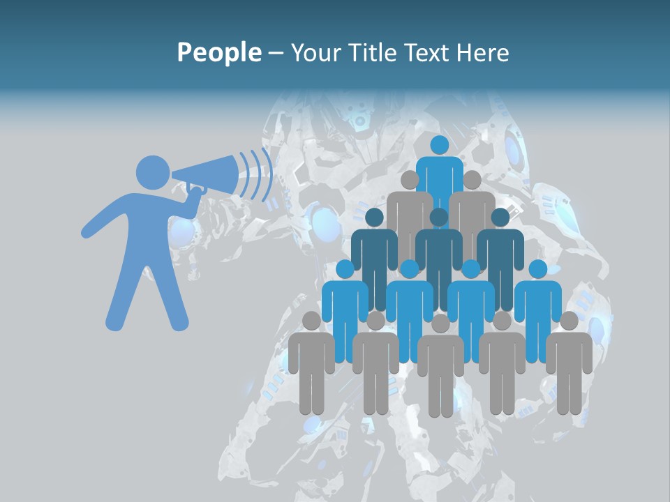 Intelligence Future Weapon PowerPoint Template