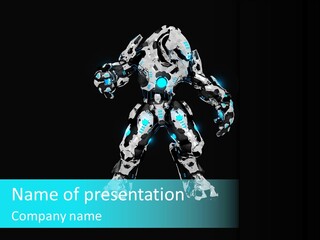 Attractive Mech Fantasy PowerPoint Template