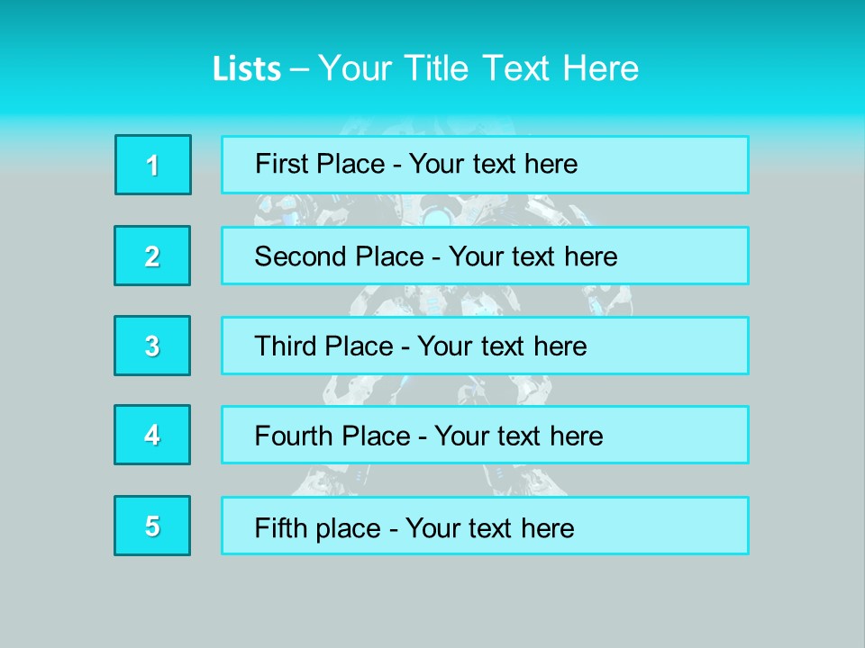 Attractive Mech Fantasy PowerPoint Template