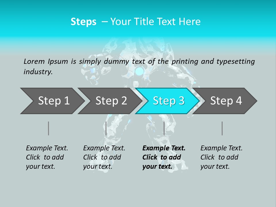 Attractive Mech Fantasy PowerPoint Template