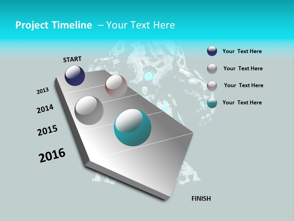 Attractive Mech Fantasy PowerPoint Template