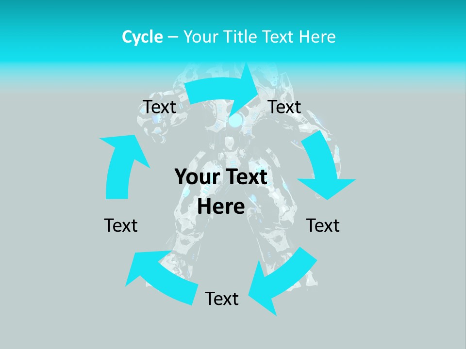 Attractive Mech Fantasy PowerPoint Template