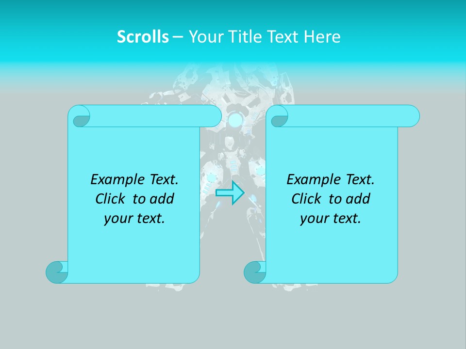 Attractive Mech Fantasy PowerPoint Template