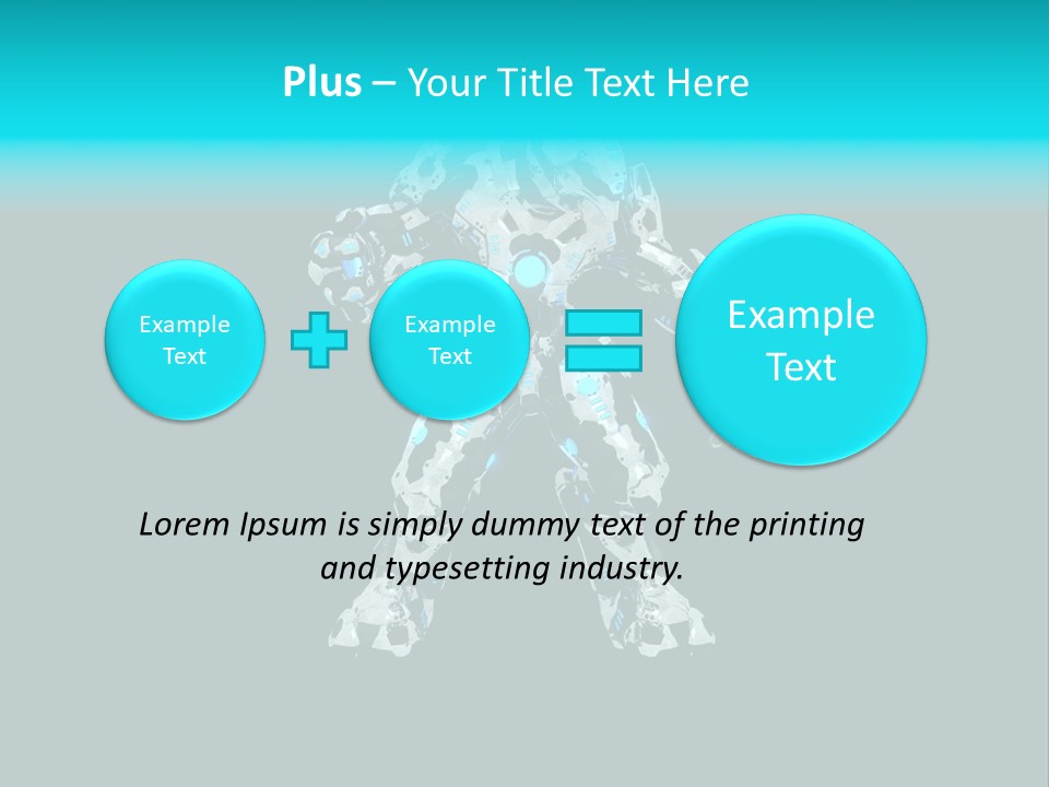 Attractive Mech Fantasy PowerPoint Template