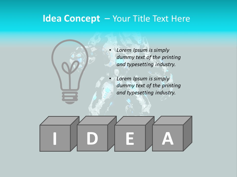 Attractive Mech Fantasy PowerPoint Template