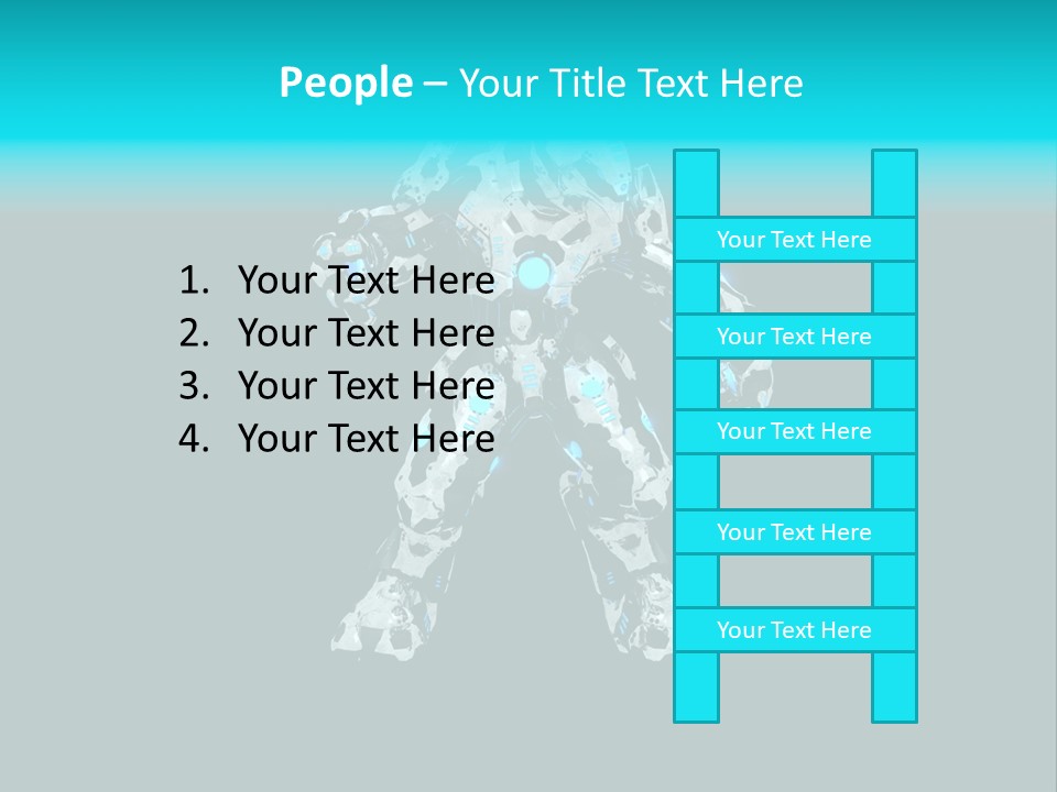 Attractive Mech Fantasy PowerPoint Template