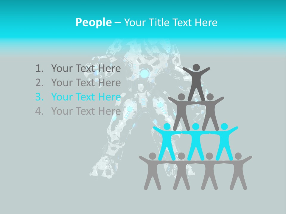 Attractive Mech Fantasy PowerPoint Template