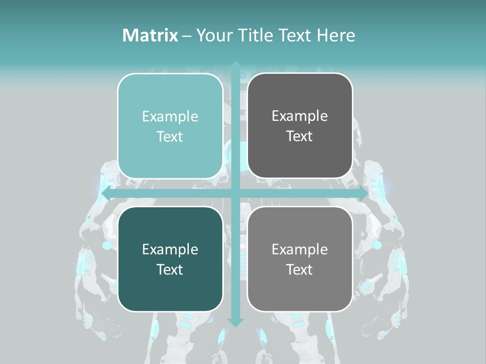 Rendering Chrome Face PowerPoint Template