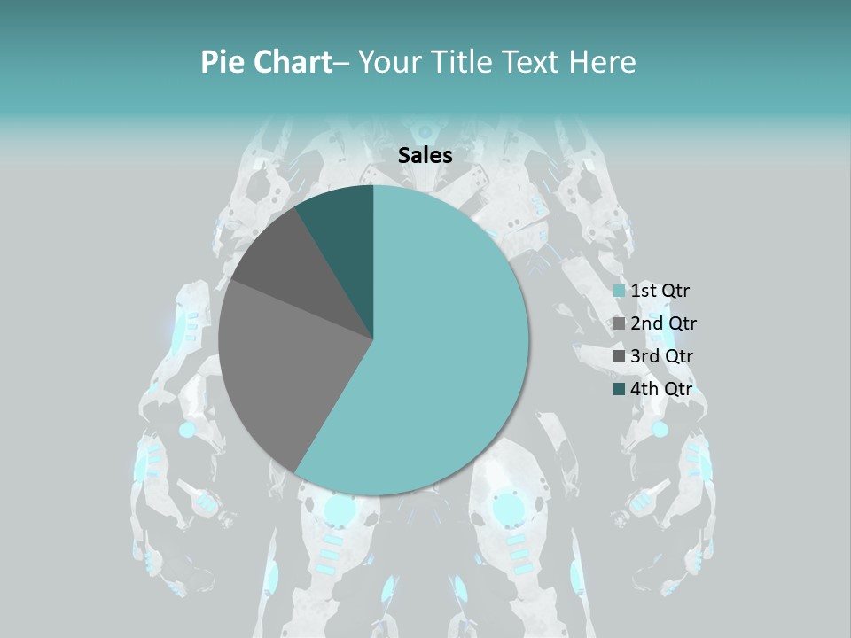 Rendering Chrome Face PowerPoint Template