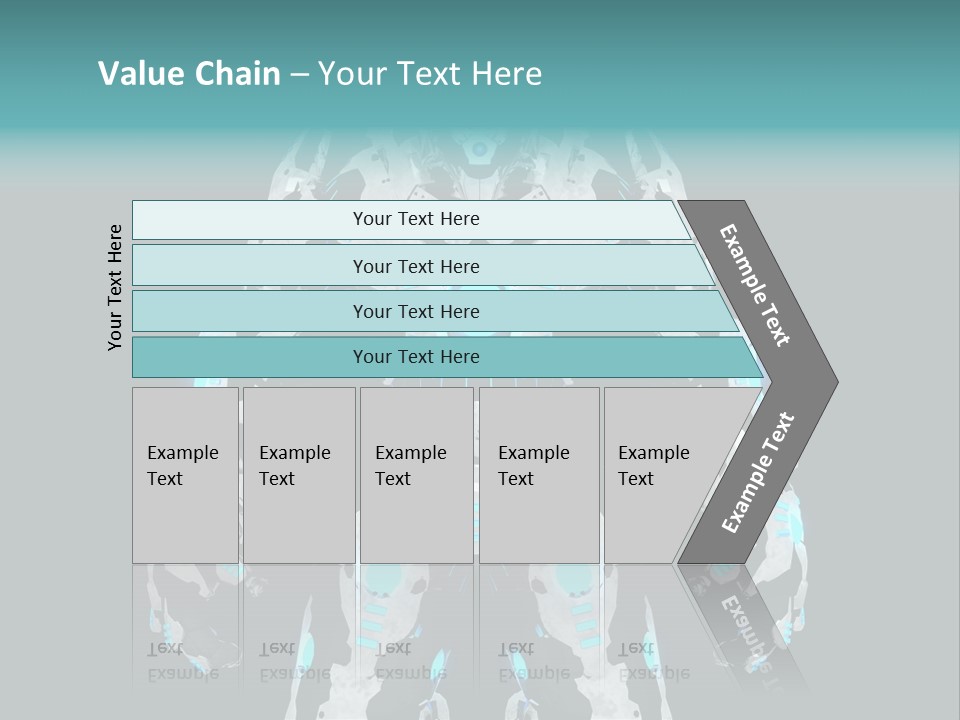 Rendering Chrome Face PowerPoint Template
