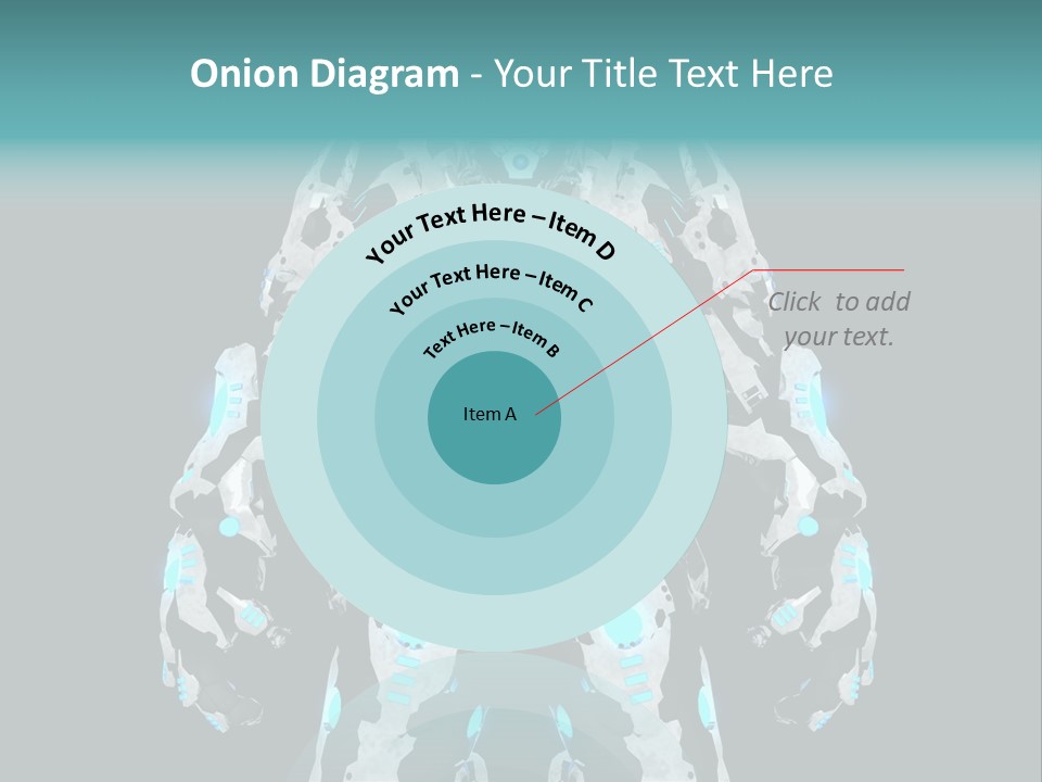 Rendering Chrome Face PowerPoint Template