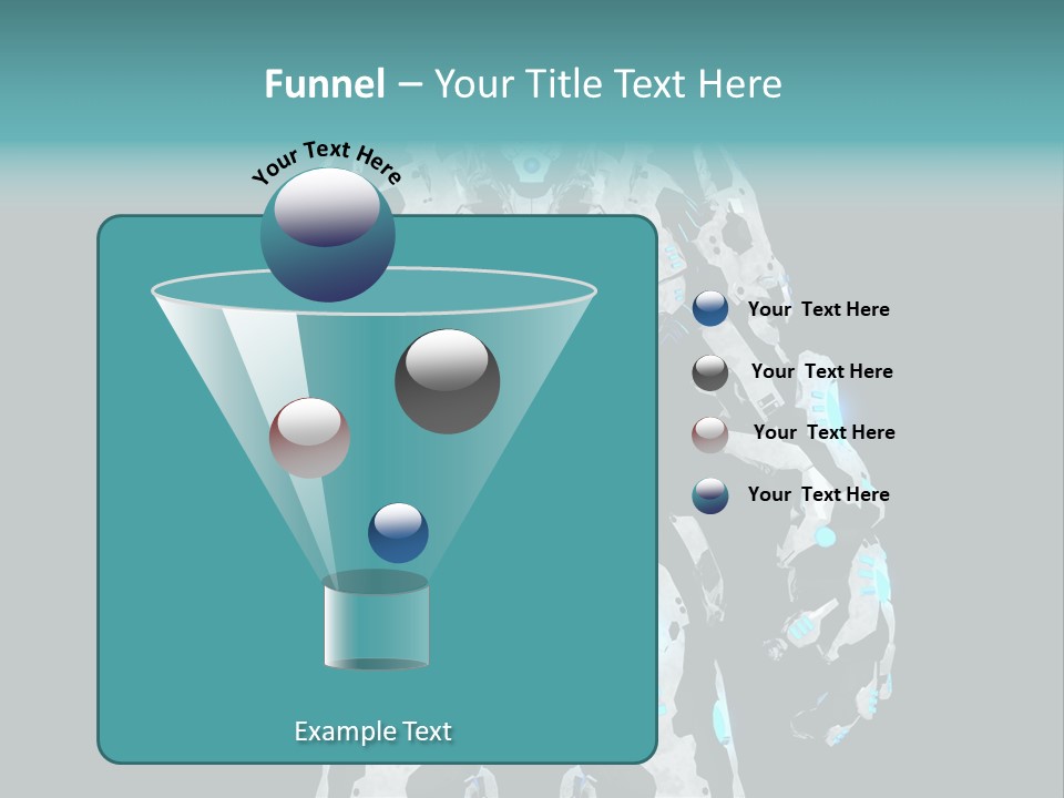 Rendering Chrome Face PowerPoint Template
