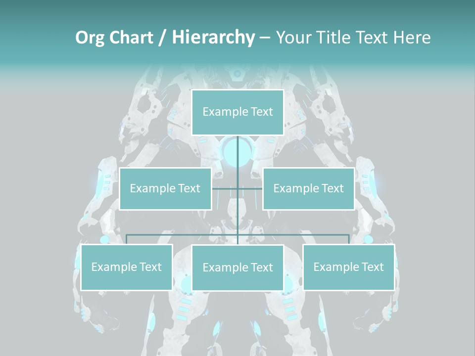 Rendering Chrome Face PowerPoint Template
