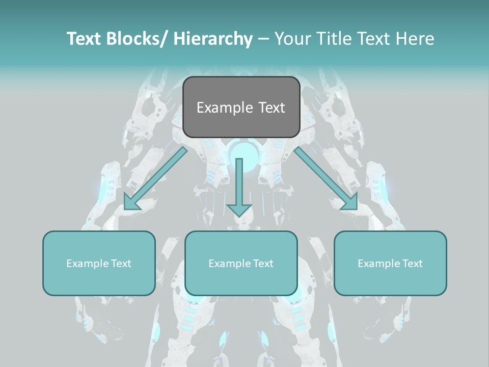 Rendering Chrome Face PowerPoint Template