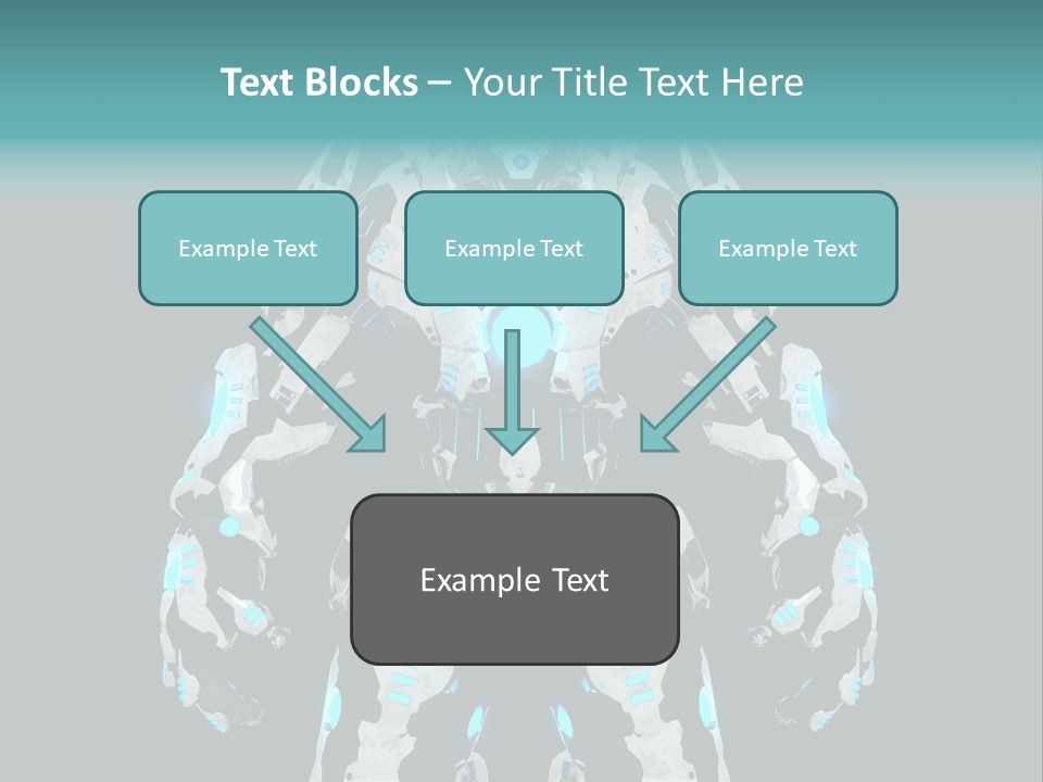 Rendering Chrome Face PowerPoint Template