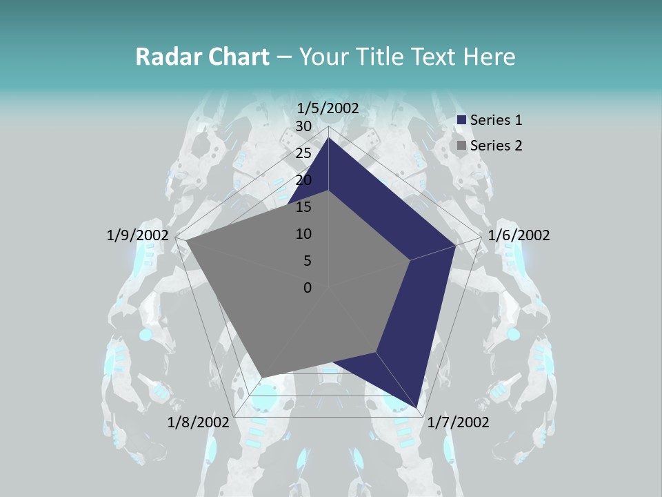 Rendering Chrome Face PowerPoint Template