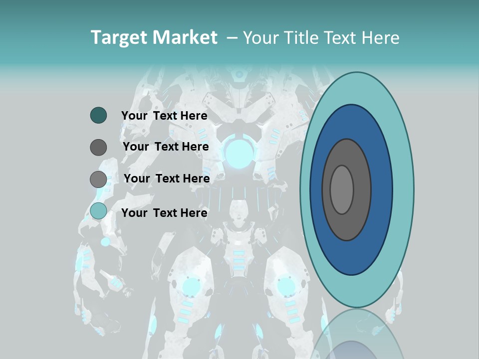 Rendering Chrome Face PowerPoint Template