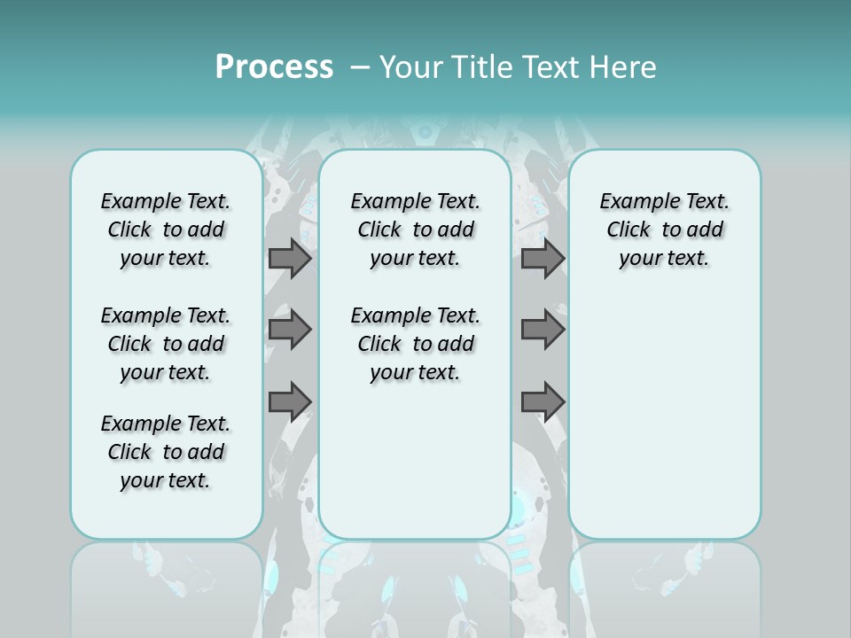 Rendering Chrome Face PowerPoint Template