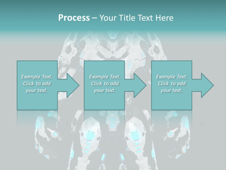 Rendering Chrome Face PowerPoint Template