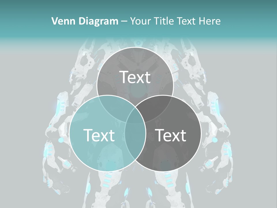 Rendering Chrome Face PowerPoint Template