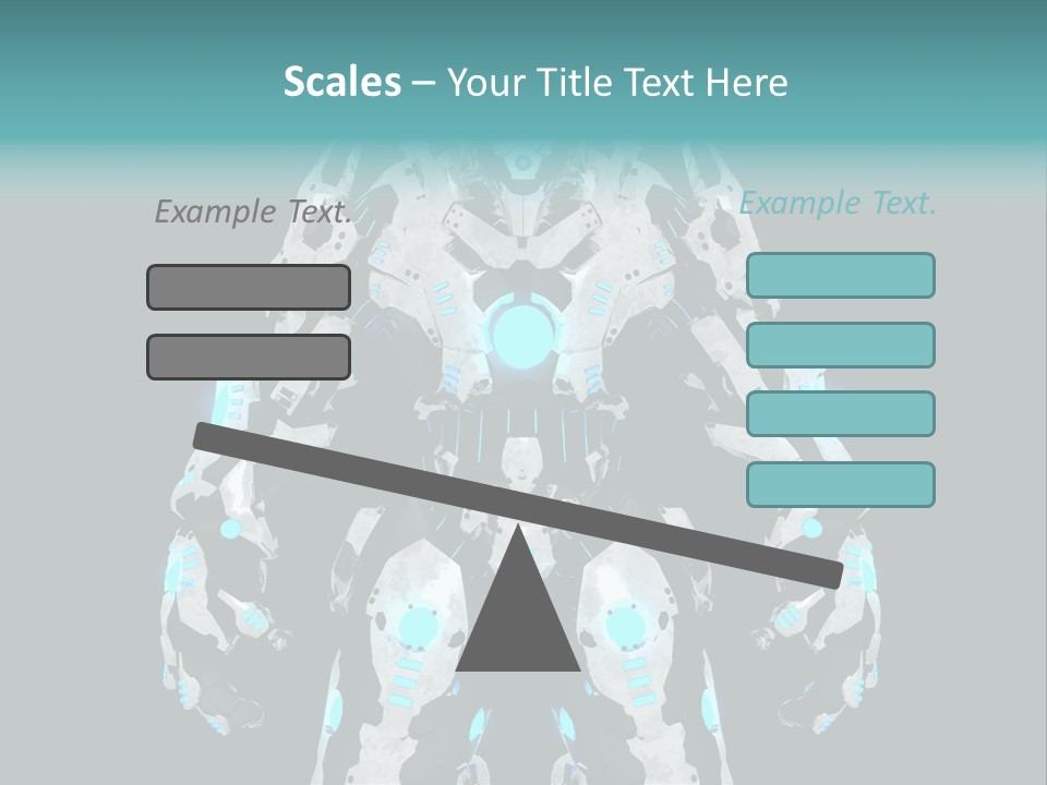 Rendering Chrome Face PowerPoint Template