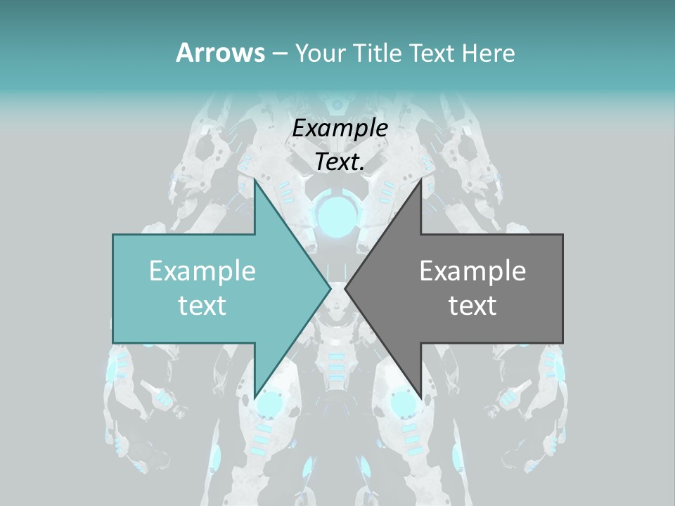 Rendering Chrome Face PowerPoint Template