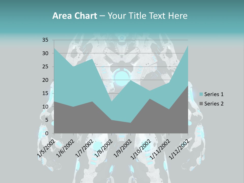 Rendering Chrome Face PowerPoint Template