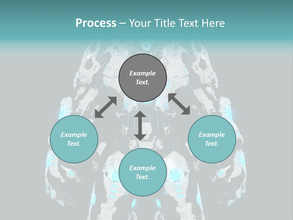 Rendering Chrome Face PowerPoint Template