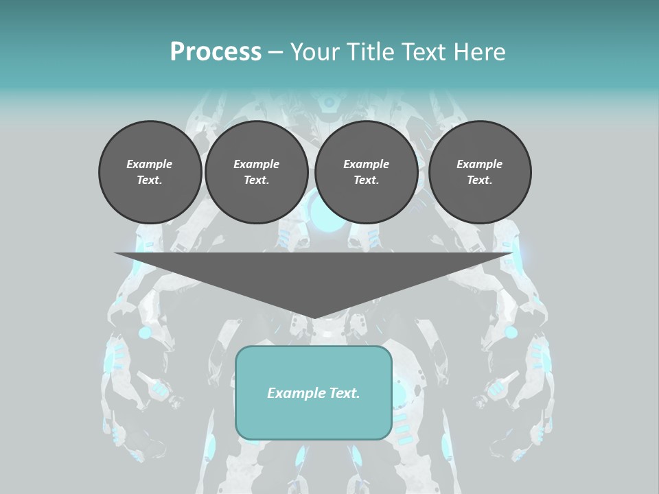 Rendering Chrome Face PowerPoint Template