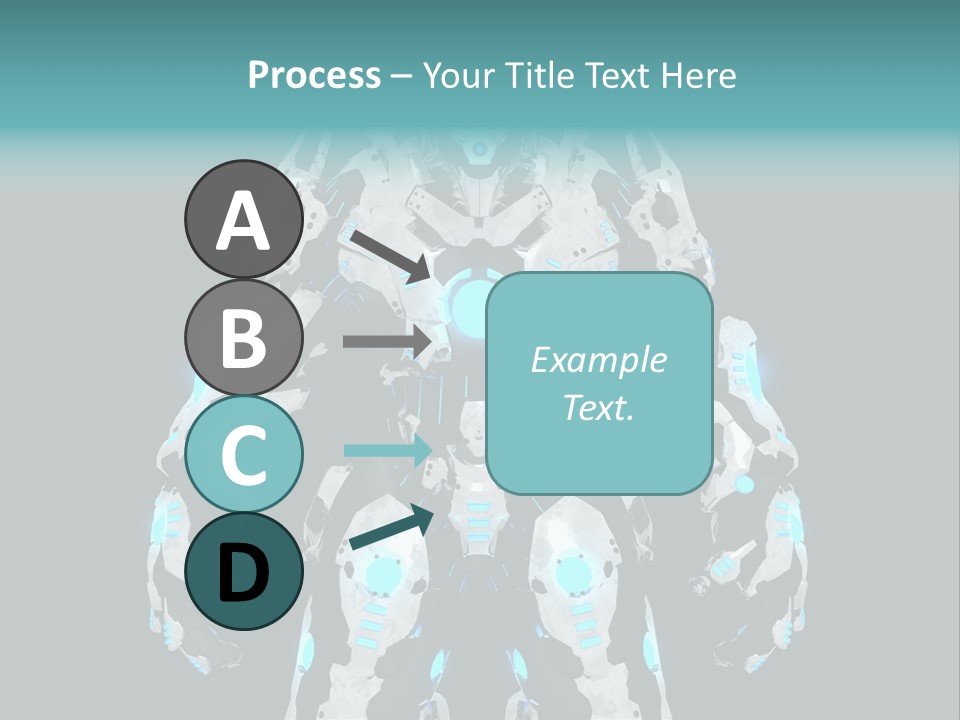 Rendering Chrome Face PowerPoint Template