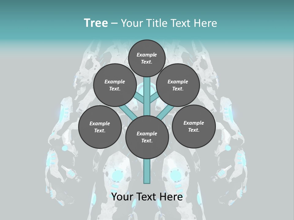 Rendering Chrome Face PowerPoint Template