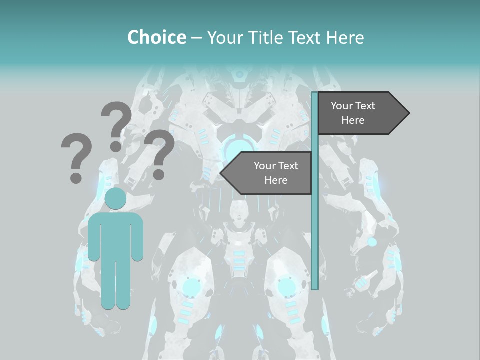Rendering Chrome Face PowerPoint Template