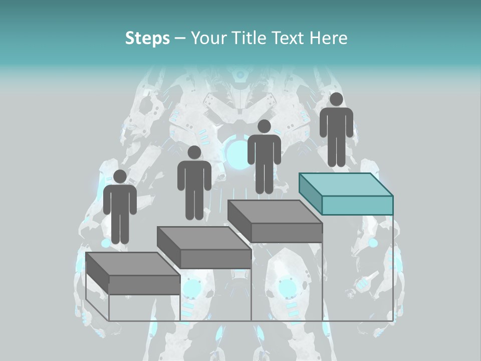 Rendering Chrome Face PowerPoint Template