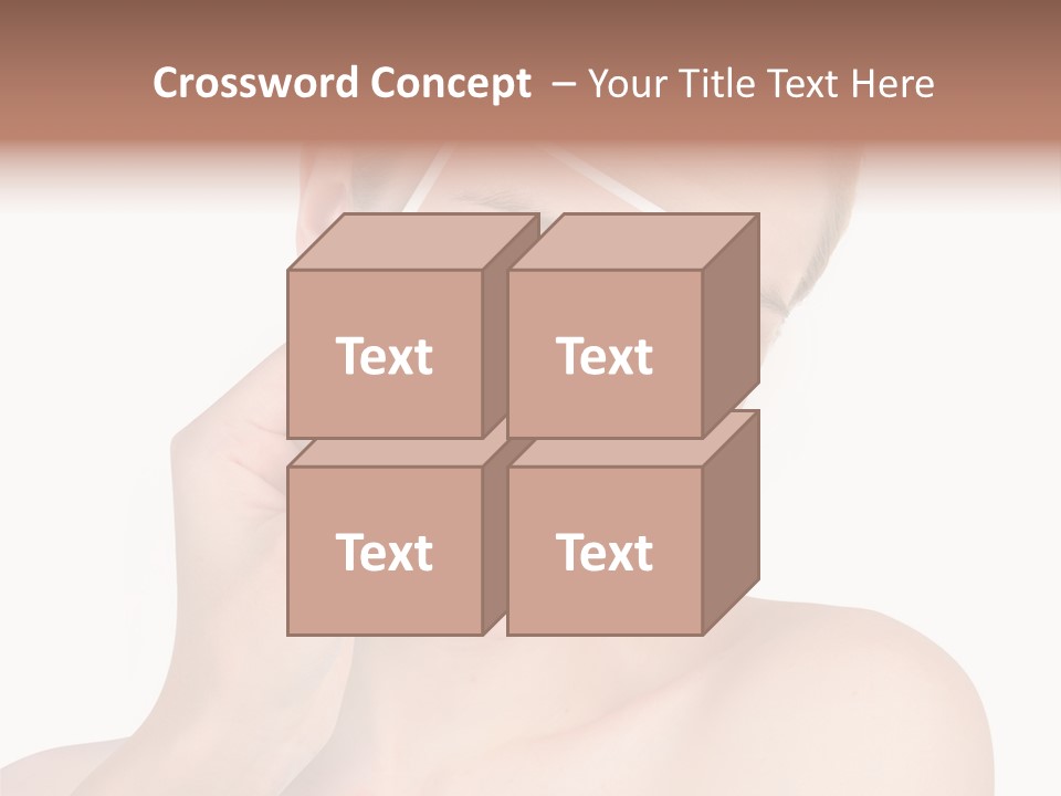 Makeup S Model PowerPoint Template