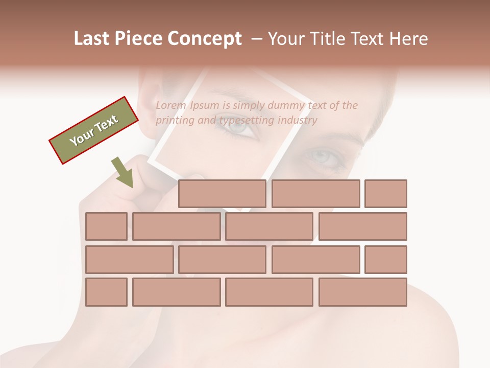 Makeup S Model PowerPoint Template