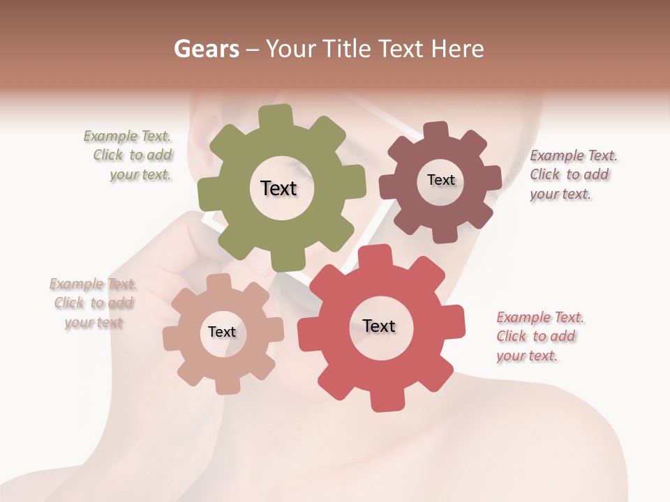 Makeup S Model PowerPoint Template