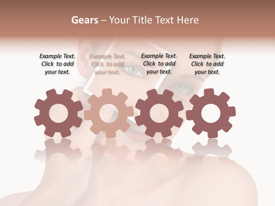 Makeup S Model PowerPoint Template