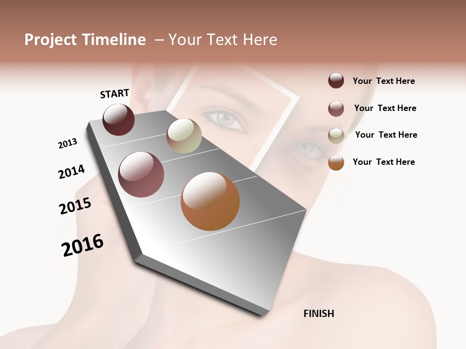 Makeup S Model PowerPoint Template